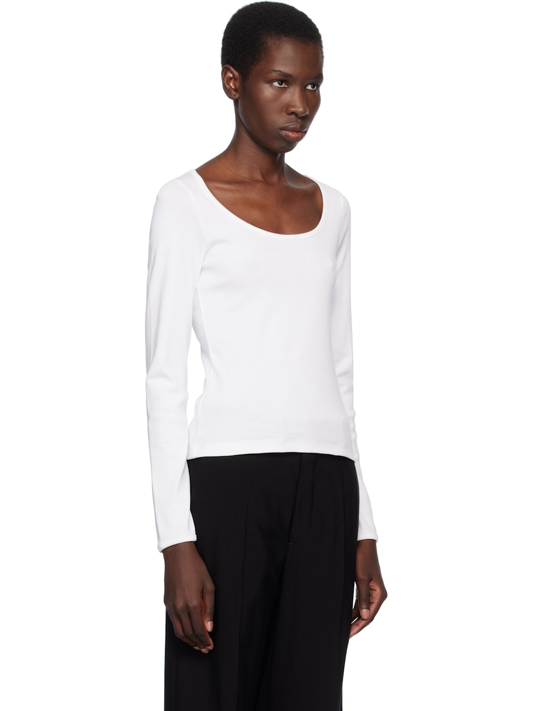 White Fem Longsleeve T-shirt - 2