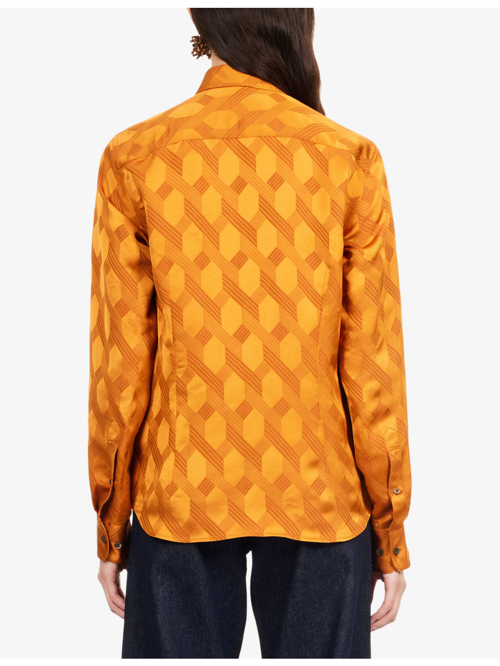 Chowy Patterned Long-Sleeve Woven Shirt - 4