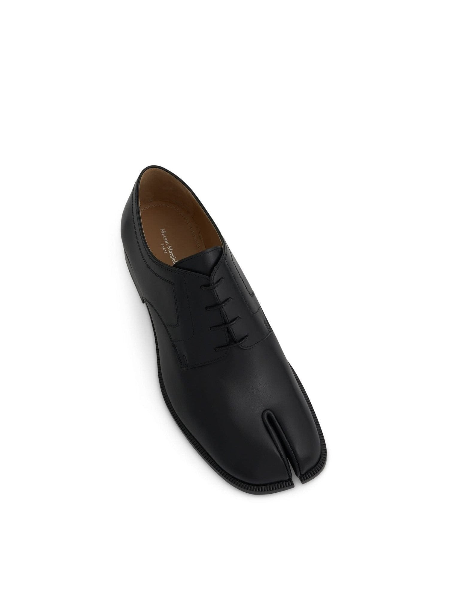 Tabi Lace-Ups Derbies Shoes in Black - 4