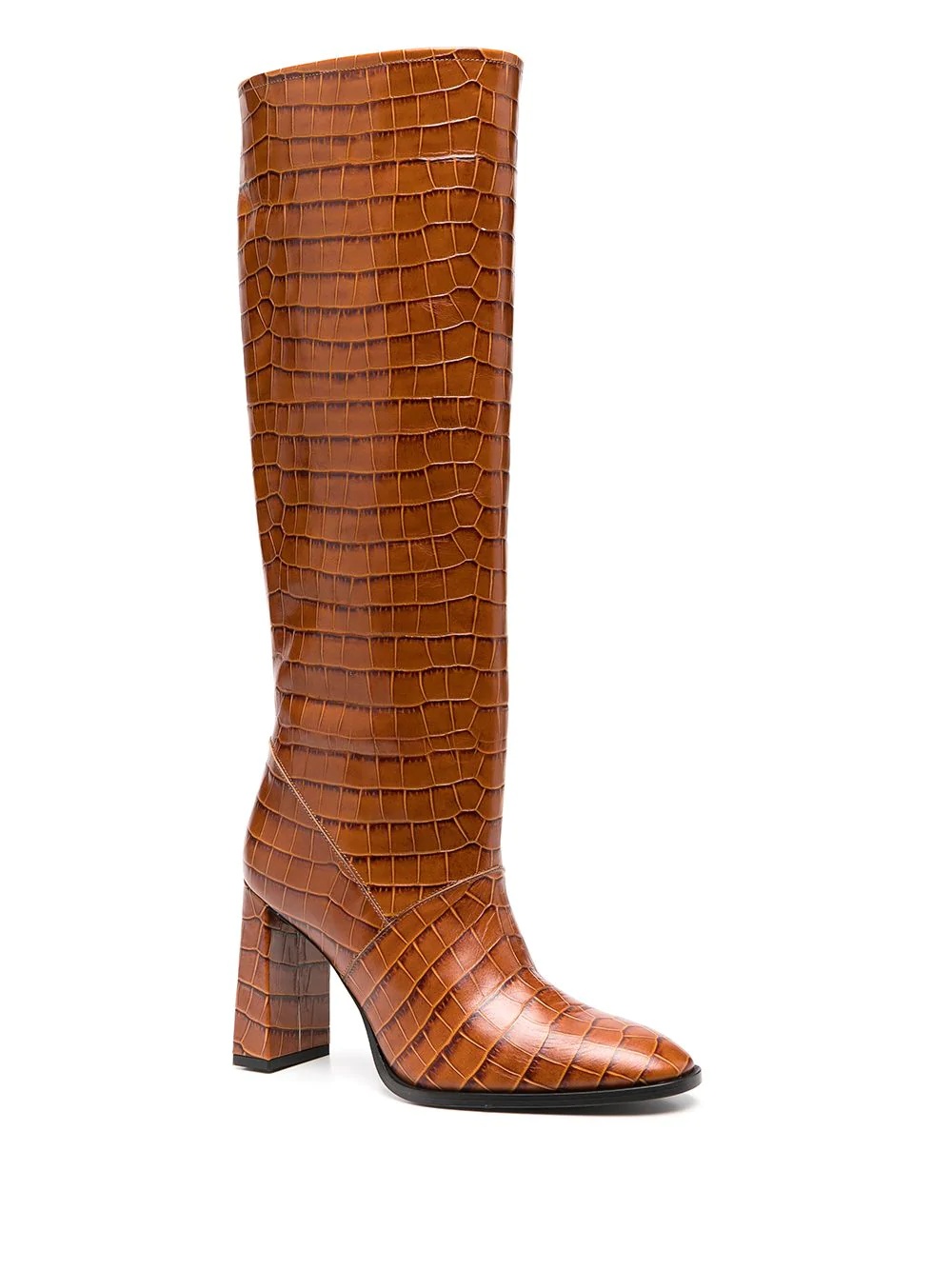 crocodile-pattern boots - 2