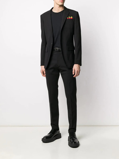 DSQUARED2 flame pocket square suit outlook