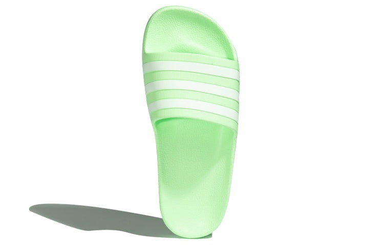 (WMNS) adidas Slide Adilette Aqua Green/White EE7347 - 5