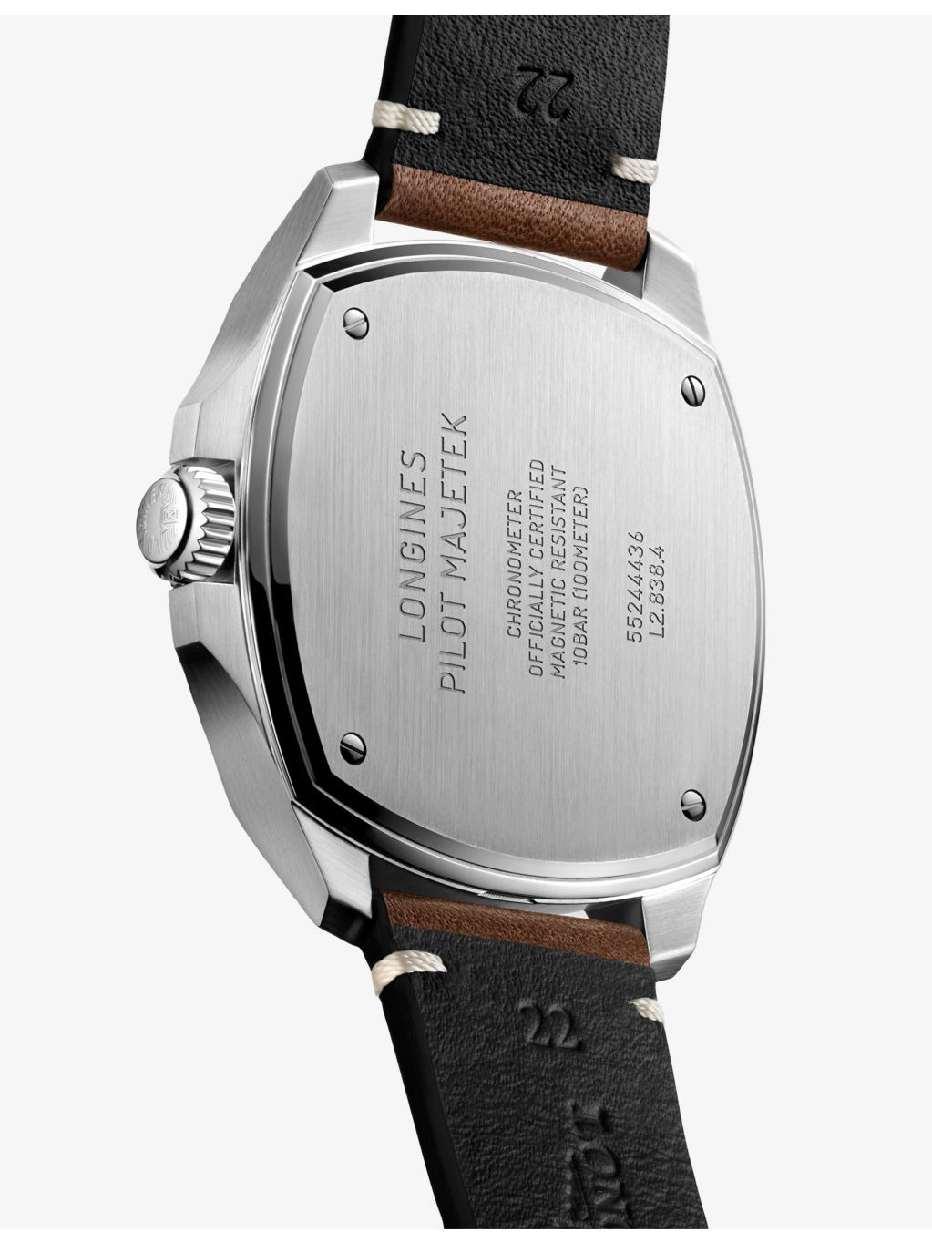L2.838.4.53.0 Pilot Majetek Stainless-Steel Automatic Watch - 3