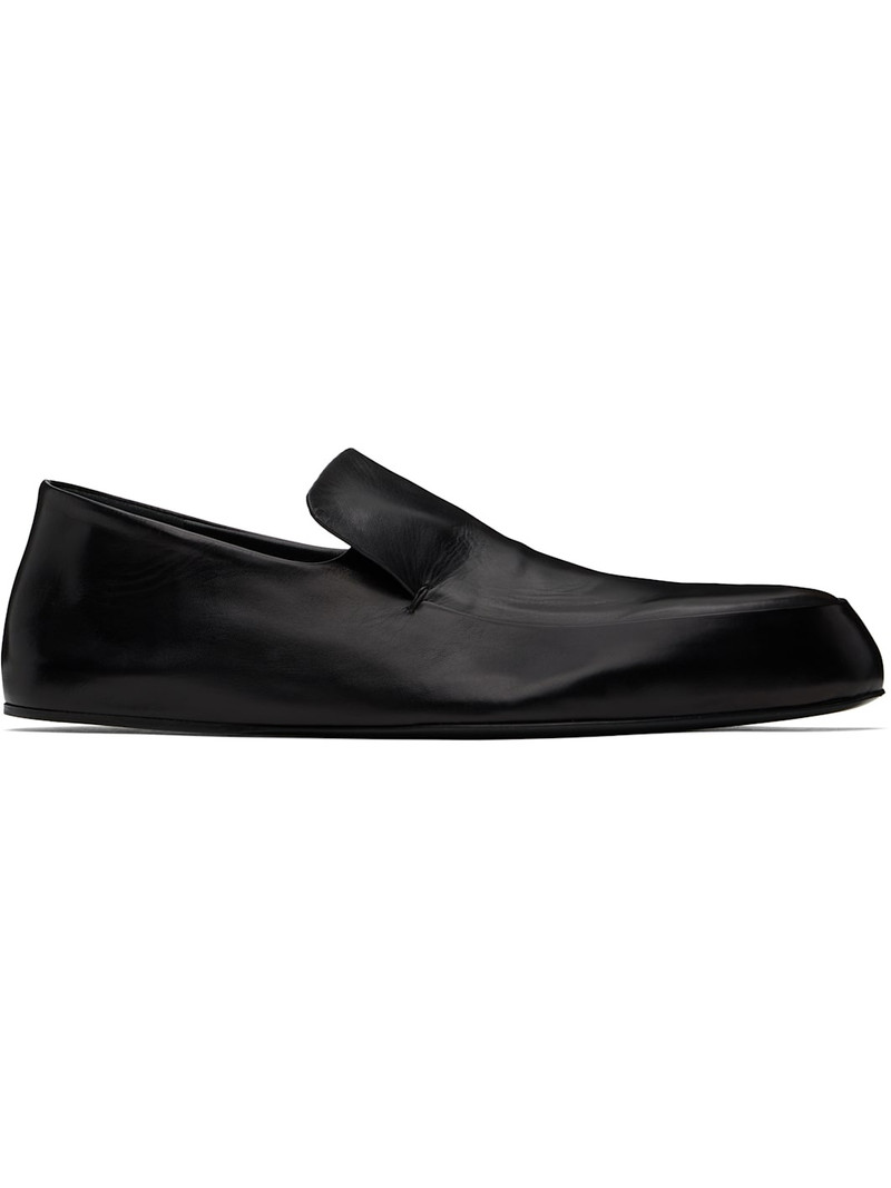 Black Flat Loafers 1