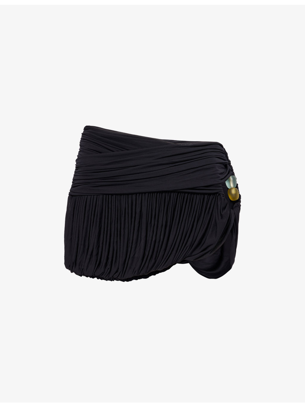 Beach Glass Bubble Woven Mini Skirt - 1