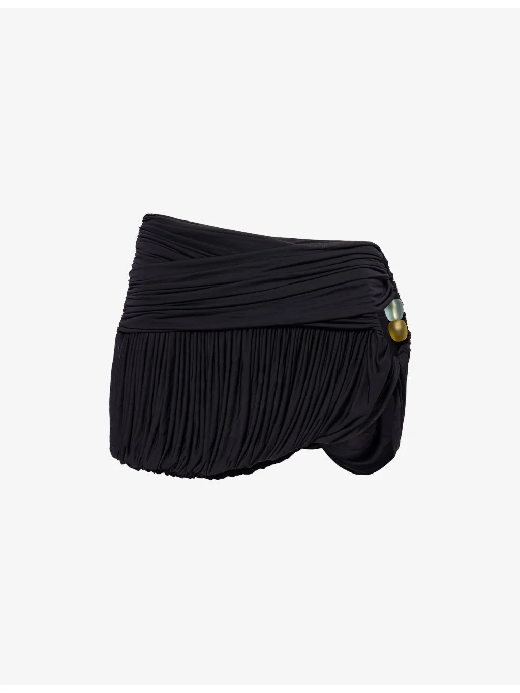 Beach Glass Bubble Woven Mini Skirt - 1