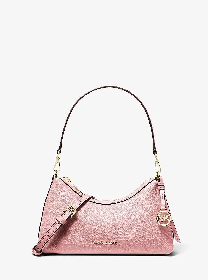 Sammy Small Pebbled Leather Convertible Crossbody Bag - 1