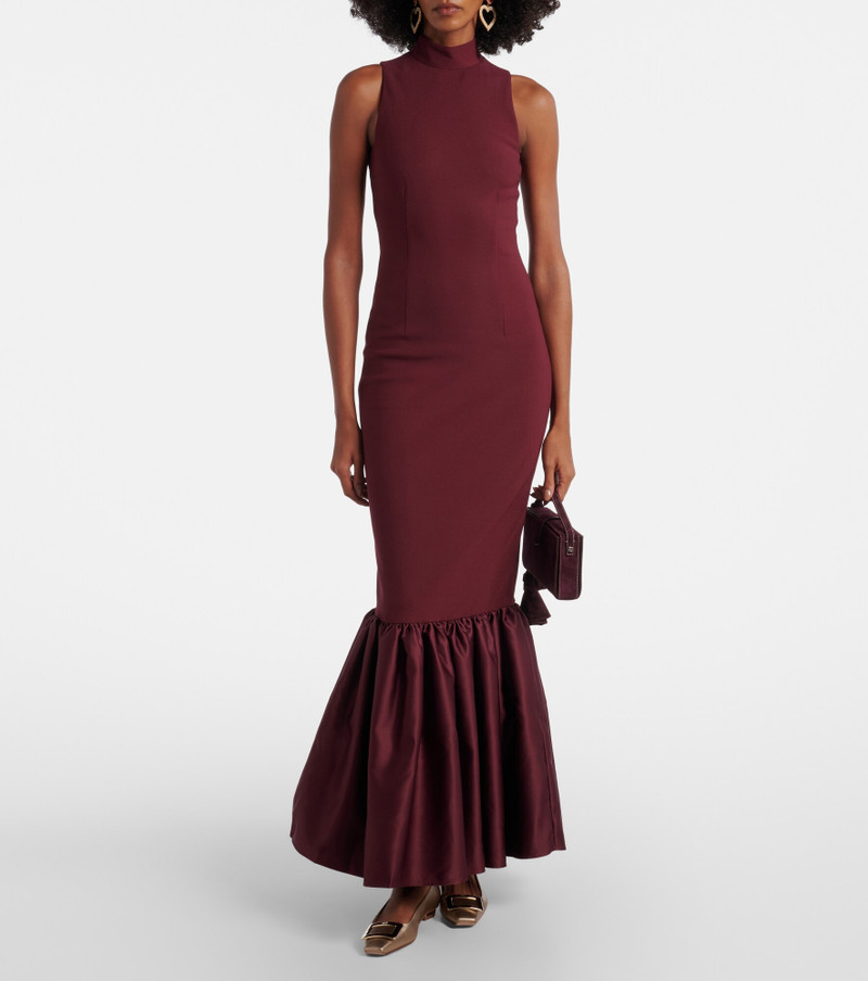ROTATE Gathered maxi dress outlook