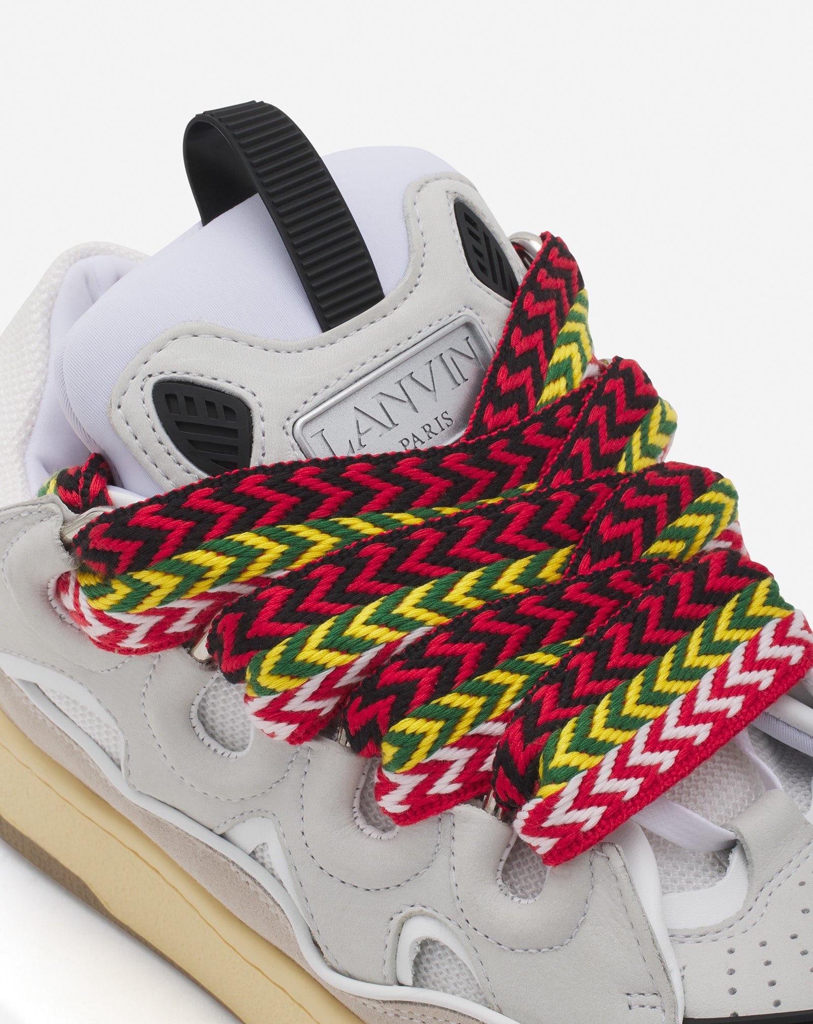 LEATHER CURB SNEAKERS - 5