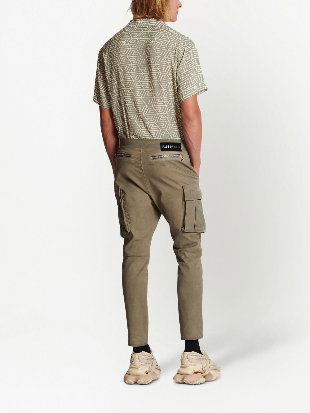 tapered-leg trousers - 4