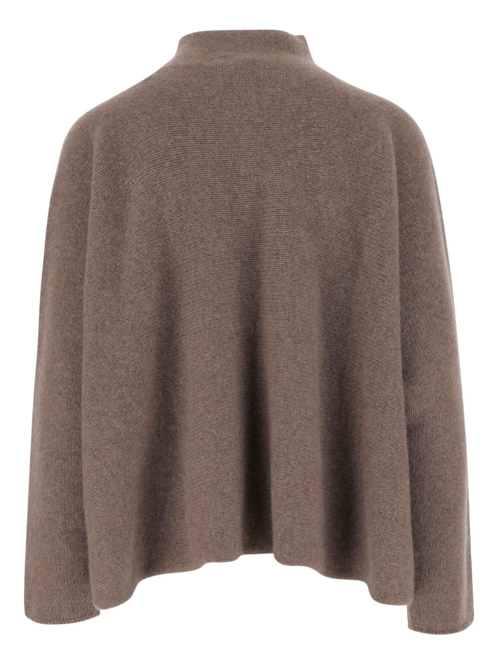 mock-neck ribbed sweater - 2