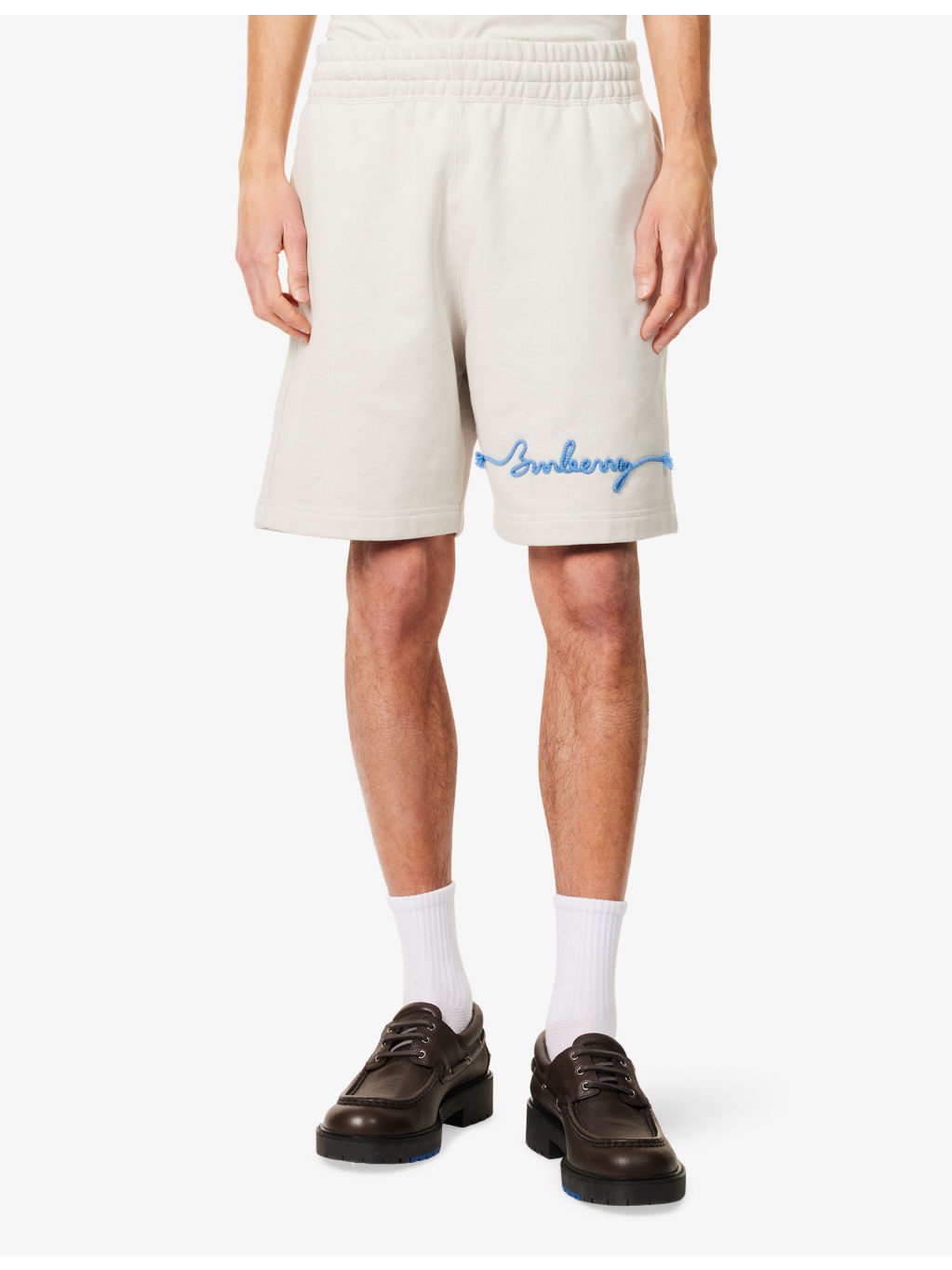 Logo-Embroidered Relaxed-Fit Cotton-Jersey Shorts - 3