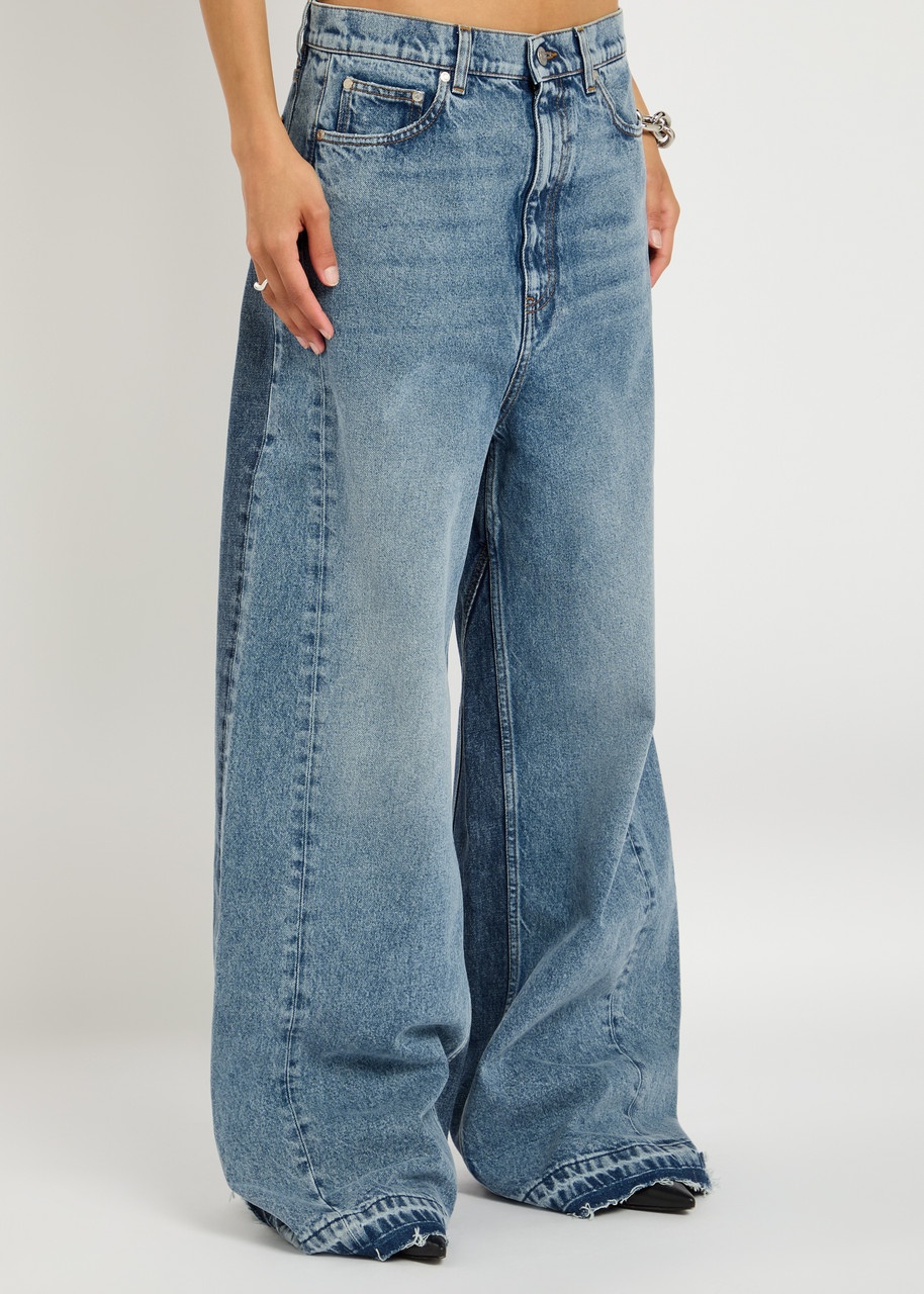 Stella Mccartney Panelled Wide-leg Jeans - 2