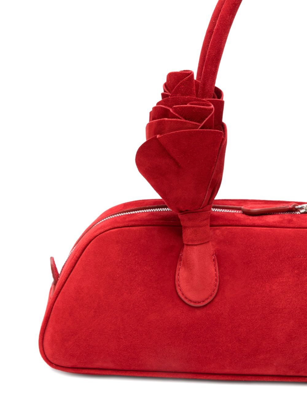 Brigitte Trapeze suede tote bag - 4