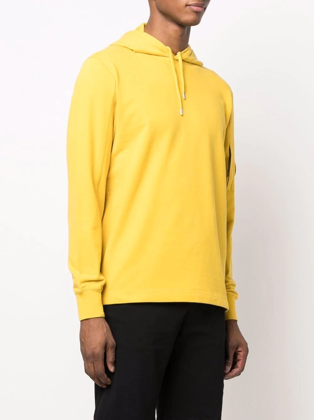 Lens-detailed cotton hoodie - 3