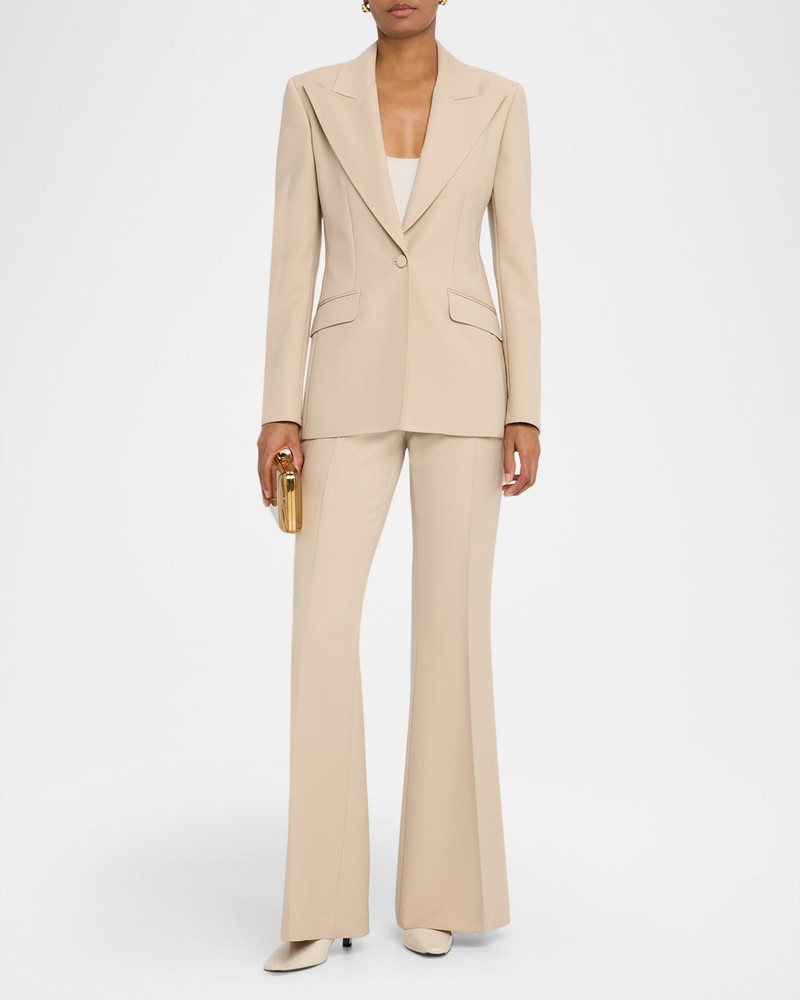 GABRIELA HEARST Rhein Wool Flare Pants outlook