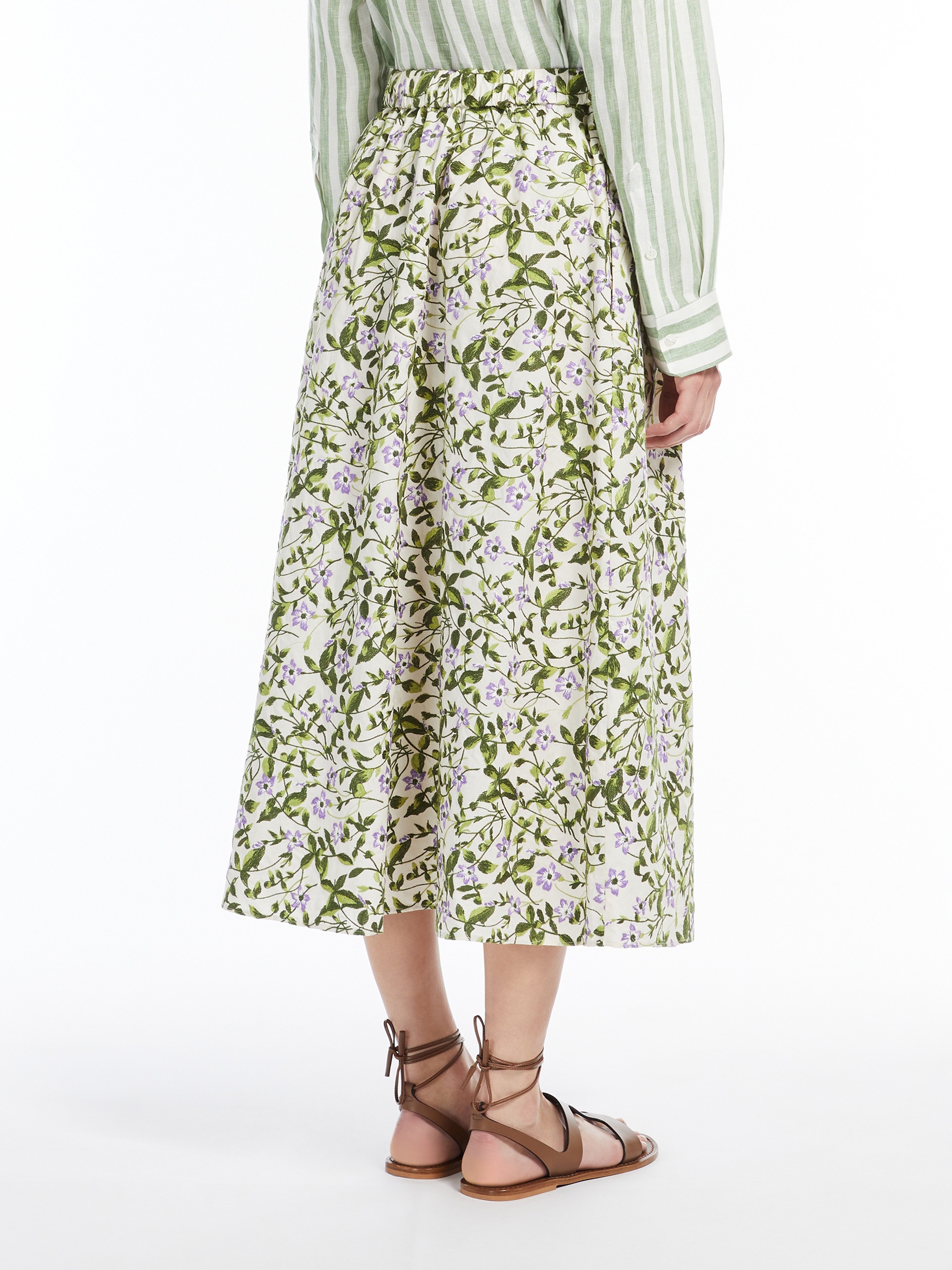 ORME Cotton pleated skirt - 4