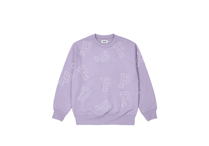 MULTI P FLATLOCK CREW LILAC - 1