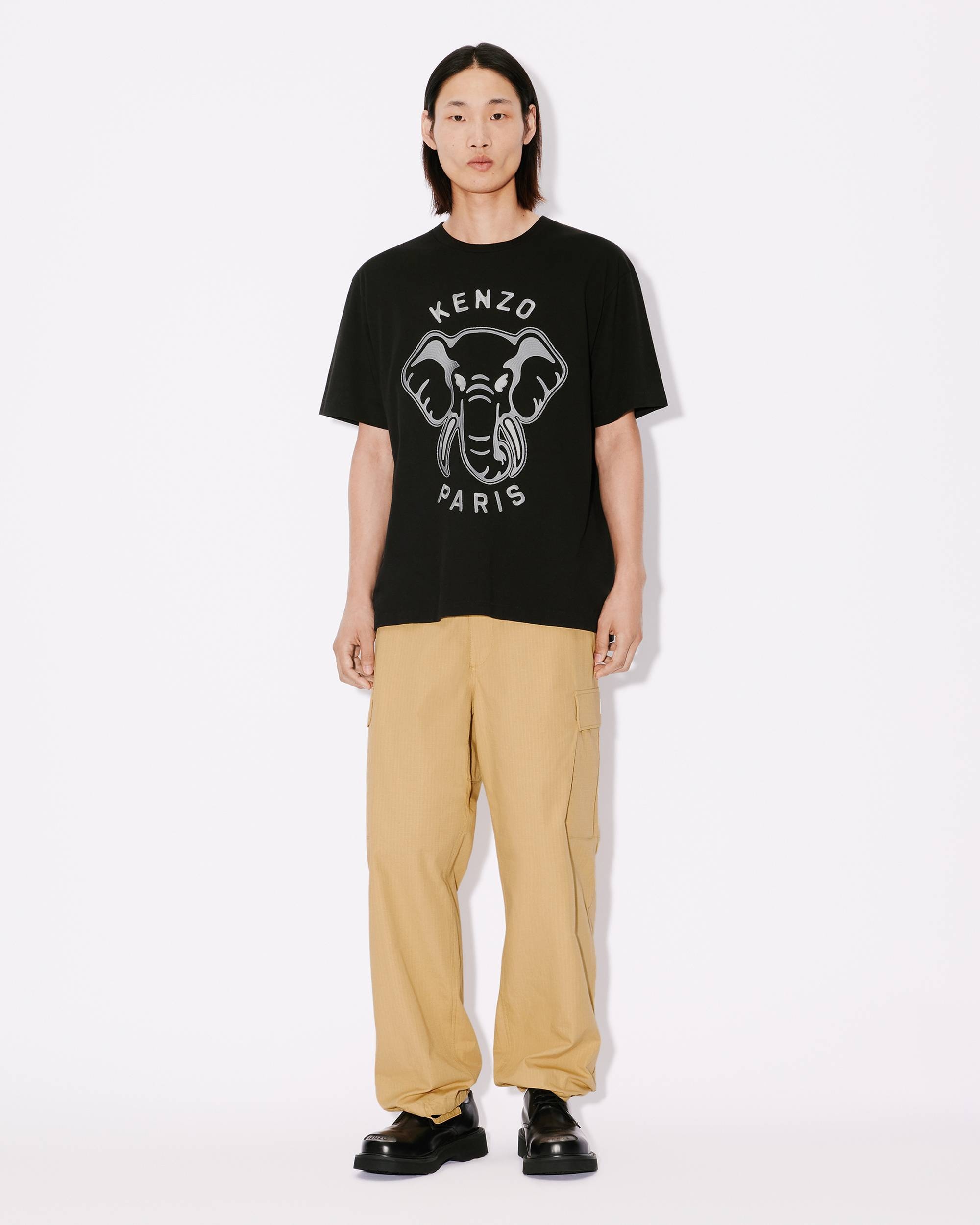 'KENZO Elephant' oversized embroidered T-shirt - 5