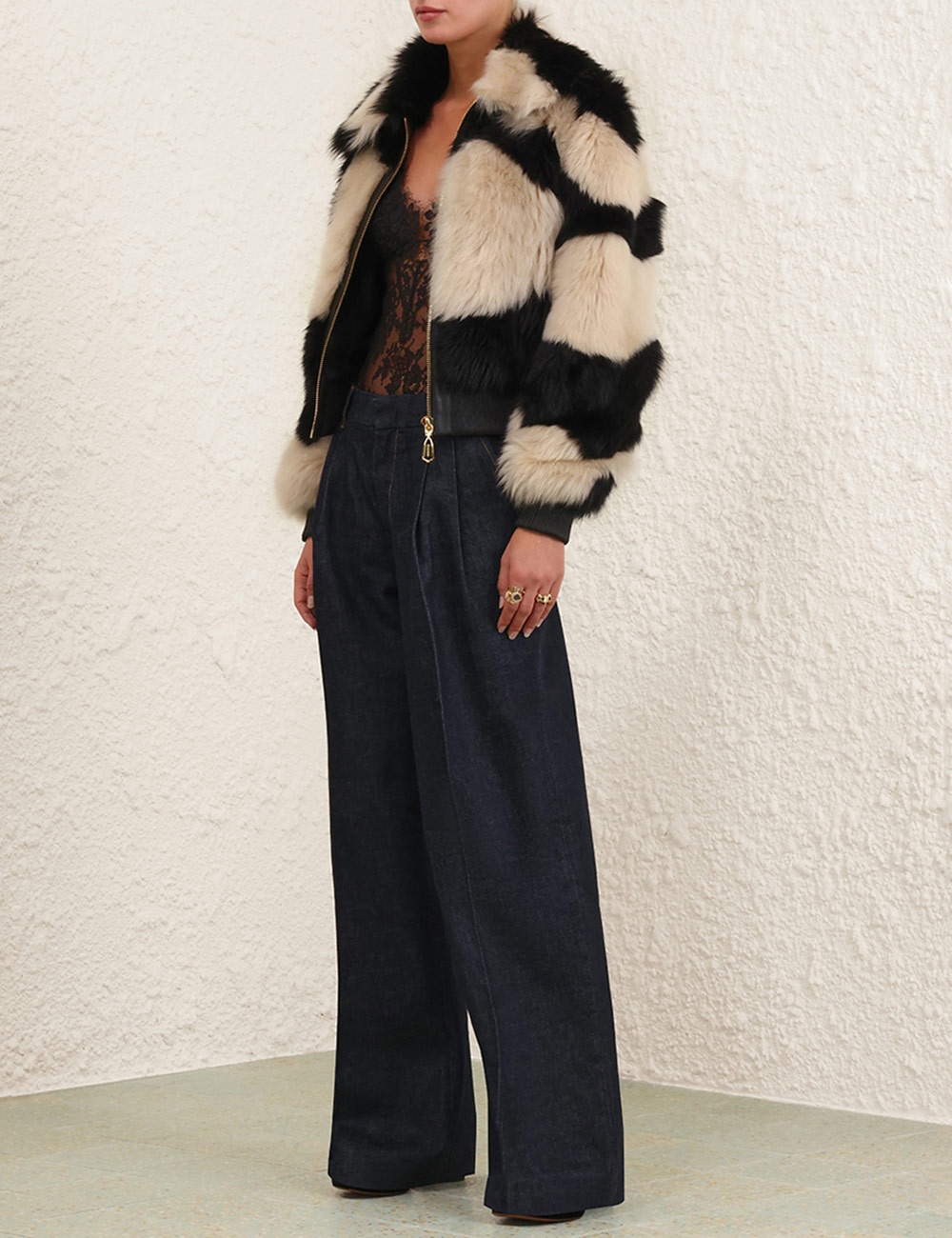 Zimmermann Illustration Fuzzy Swirl Jacket | bergdorfgoodman