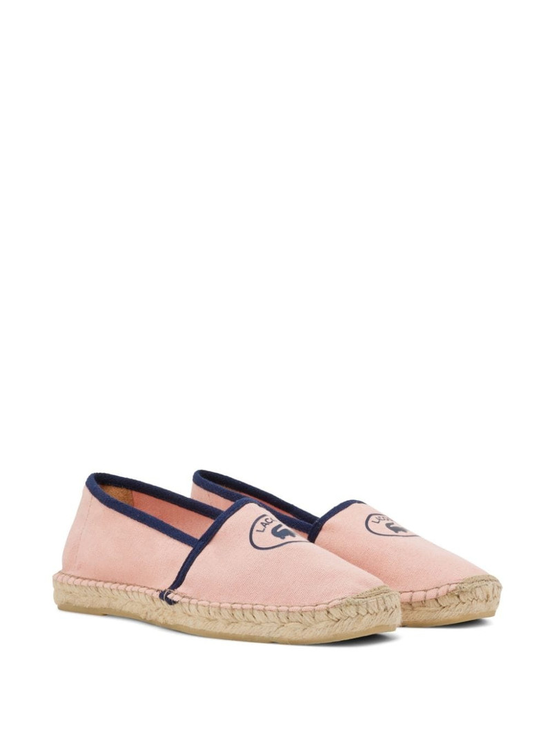 LACOSTE logo-print espadrilles outlook