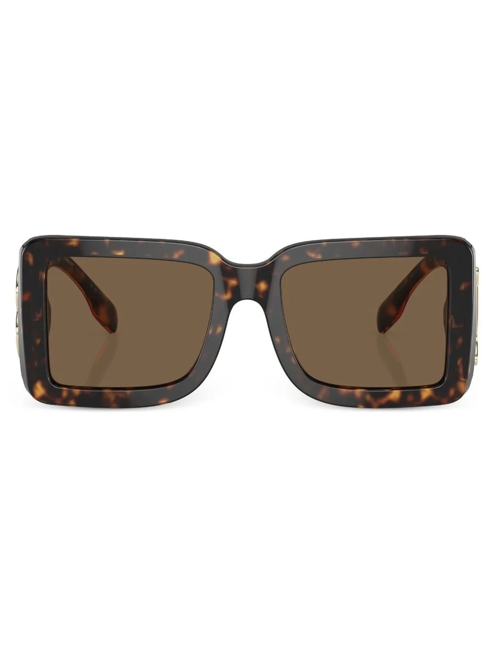TB-motif square-frame sunglasses - 1