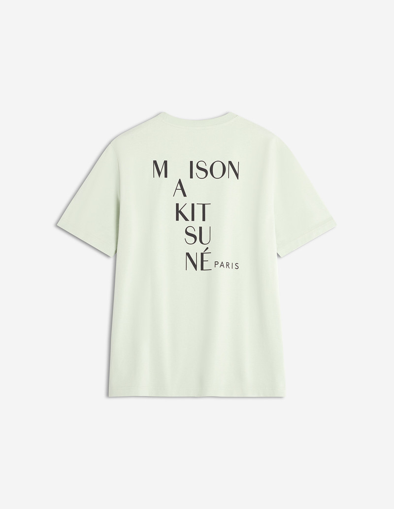 MAISON KITSUNE CROSSWORD COMFORT TEE-SHIRT 6