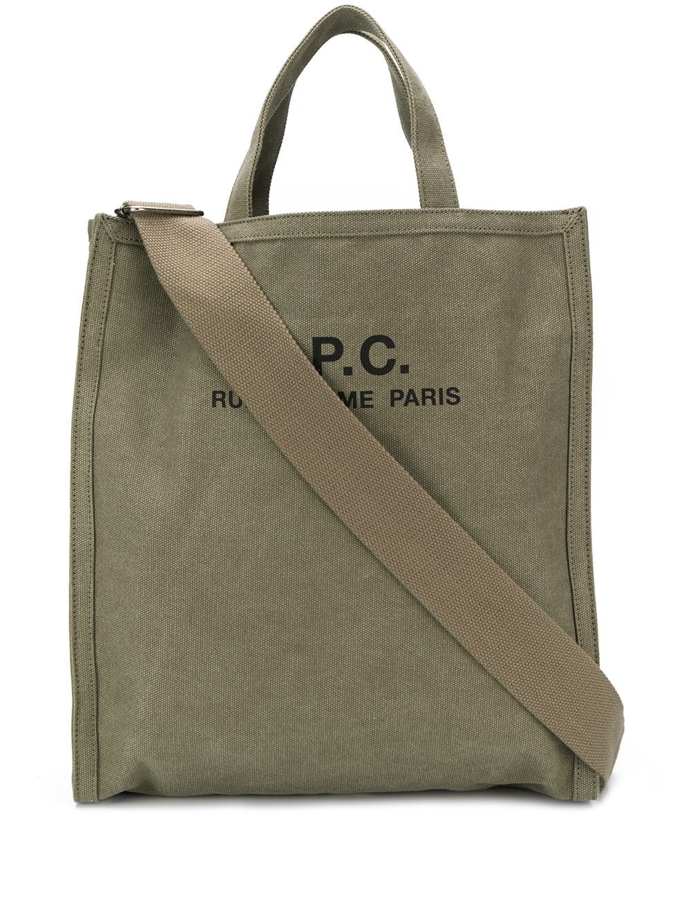 logo canvas tote bag - 1