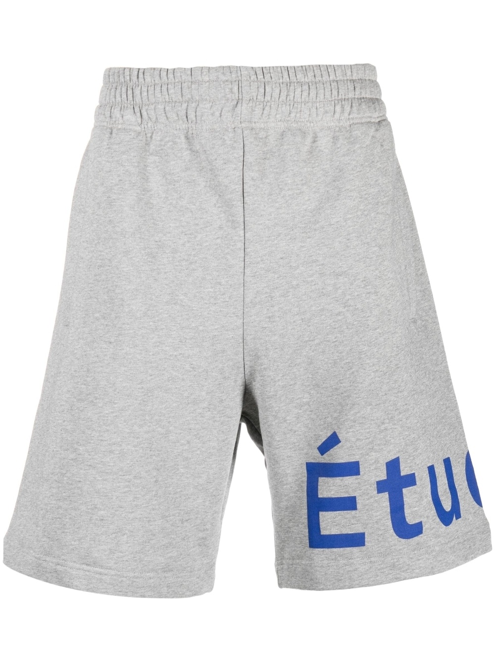 logo-print organic cotton shorts - 1