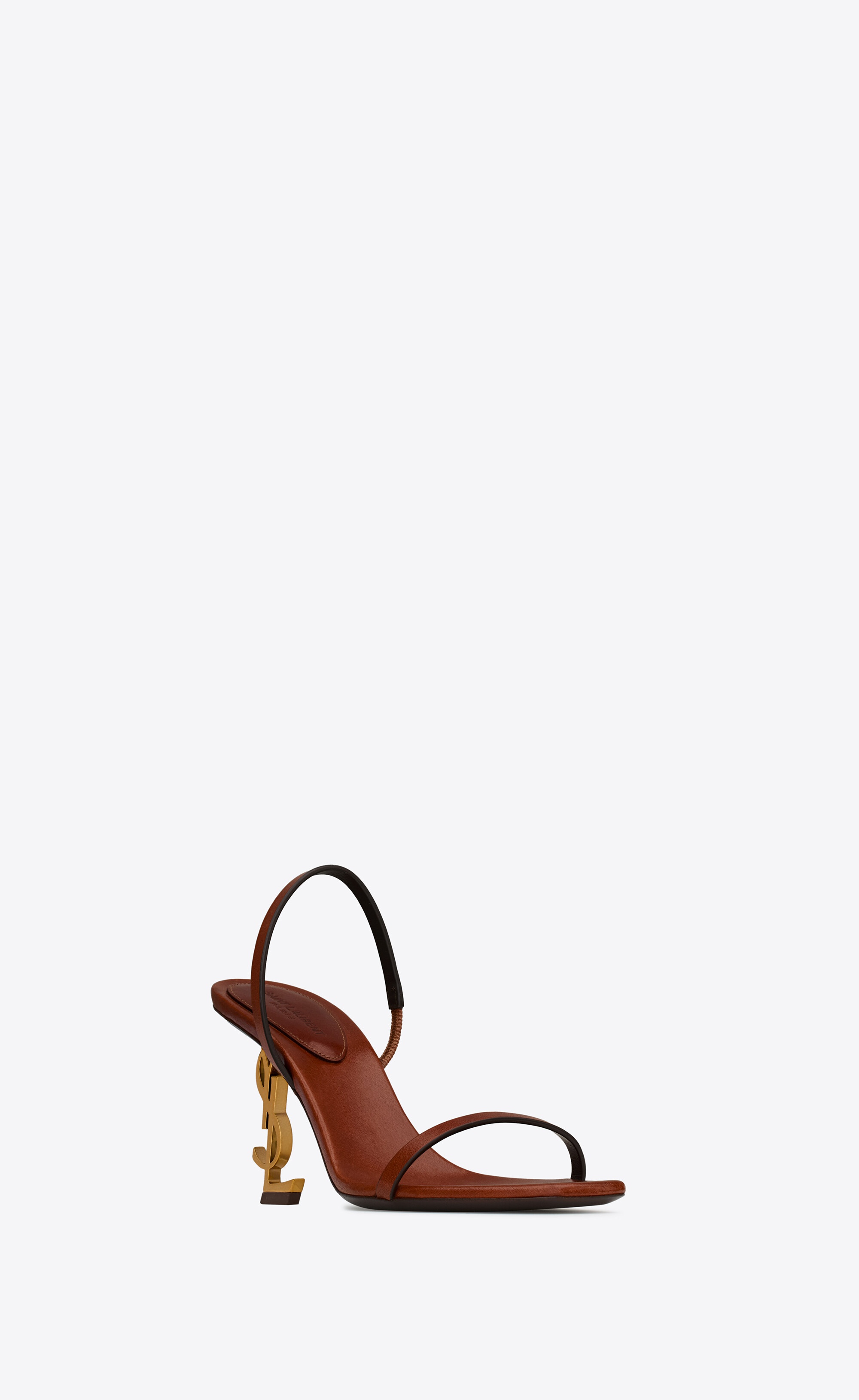 opyum slingback sandals in vegetable-tanned leather - 3