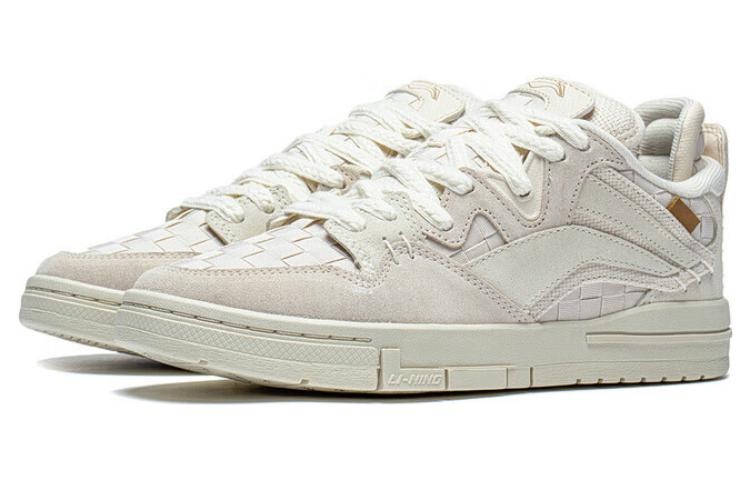 (WMNS) Li-Ning Wave Pro Skate Shoes 'Cream White' AECT032-1 - 3