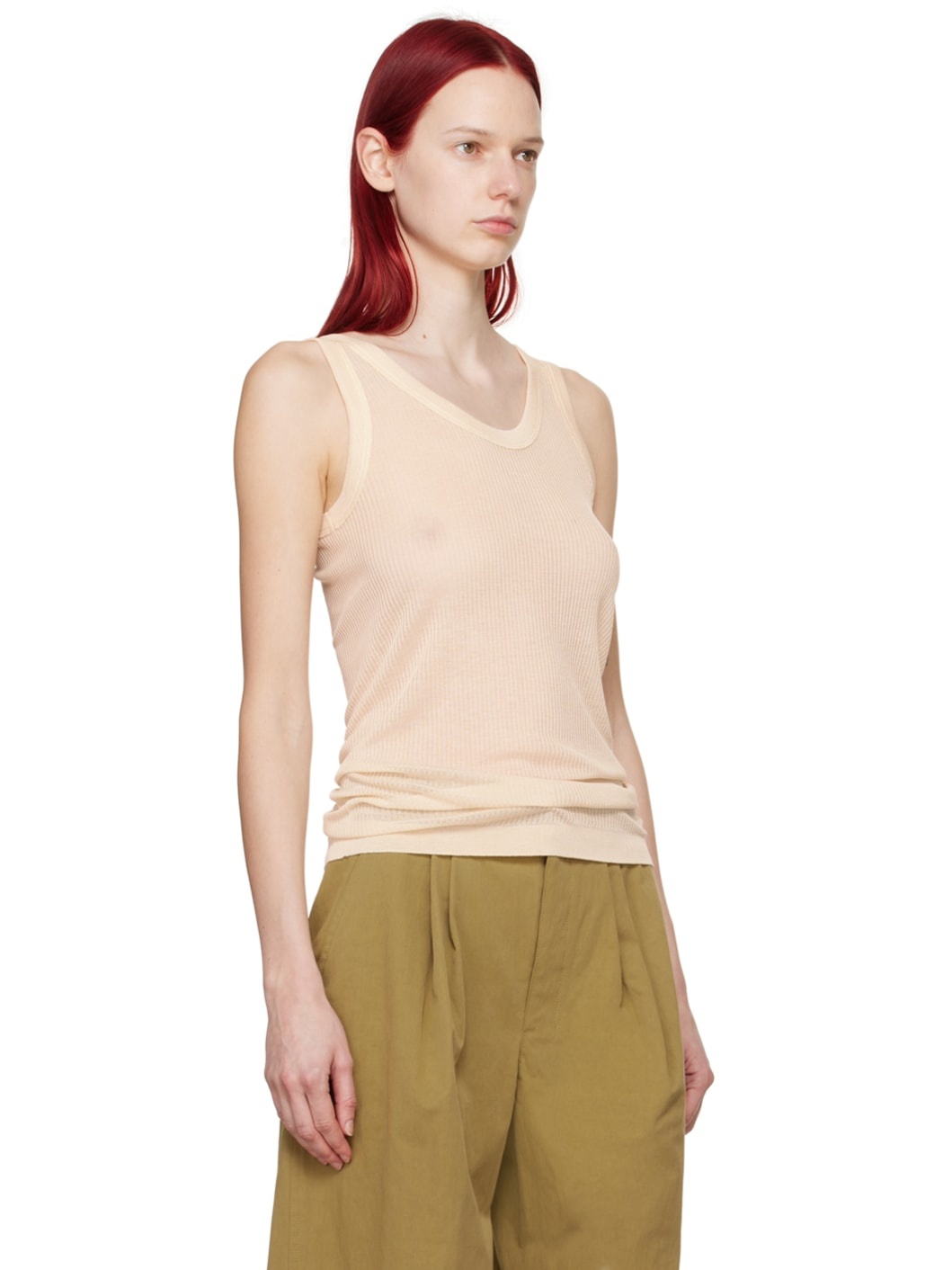 Off-White Seamless Tank Top - 2