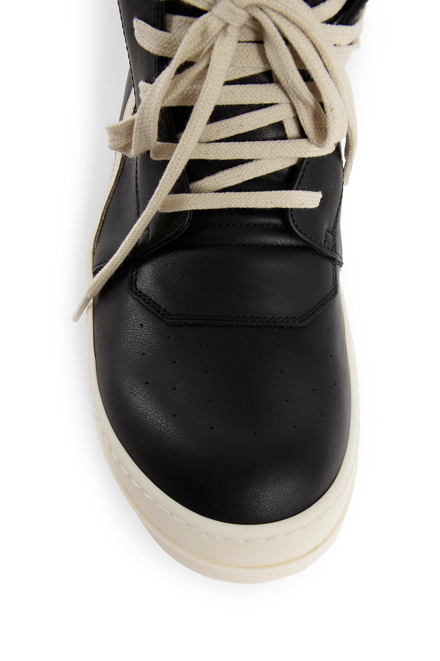 RICK OWENS WOMAN BLACK SNEAKERS - 5