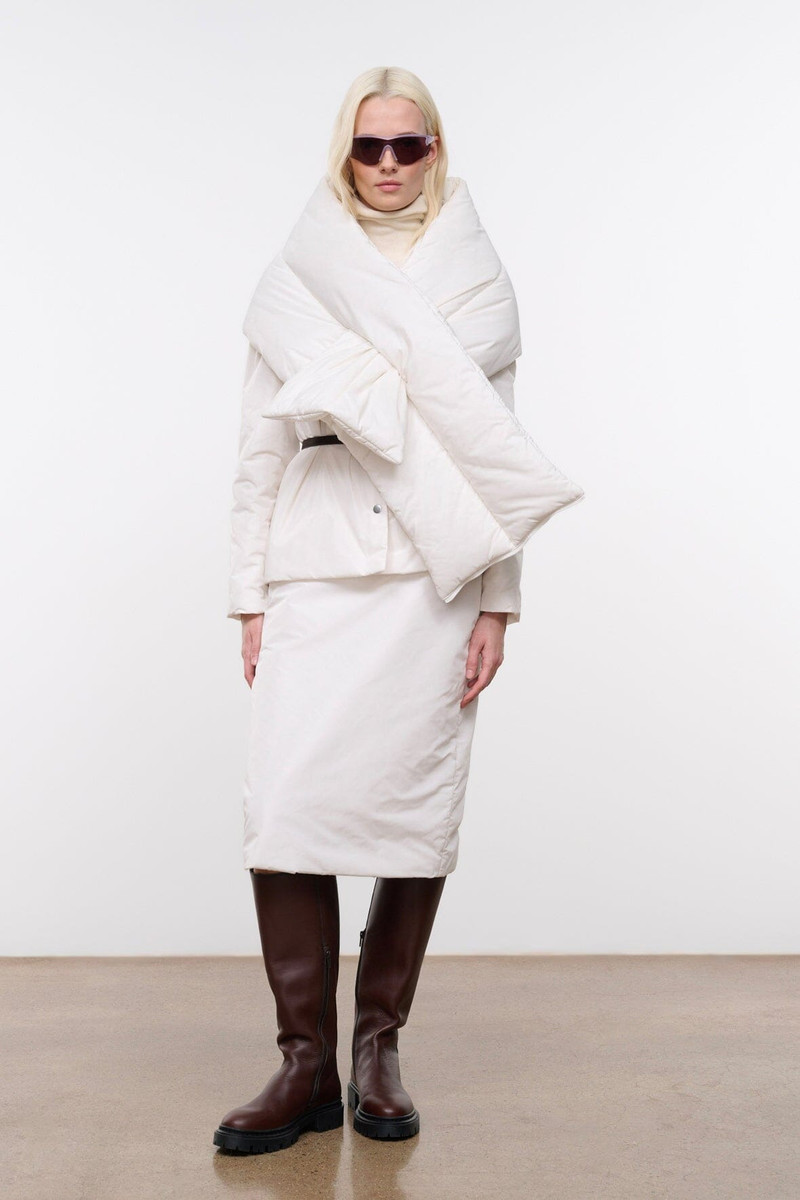 STAUD NERI SKIRT IVORY 5