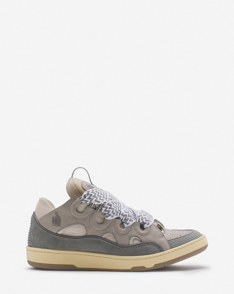 CURB LEATHER SNEAKERS - 1