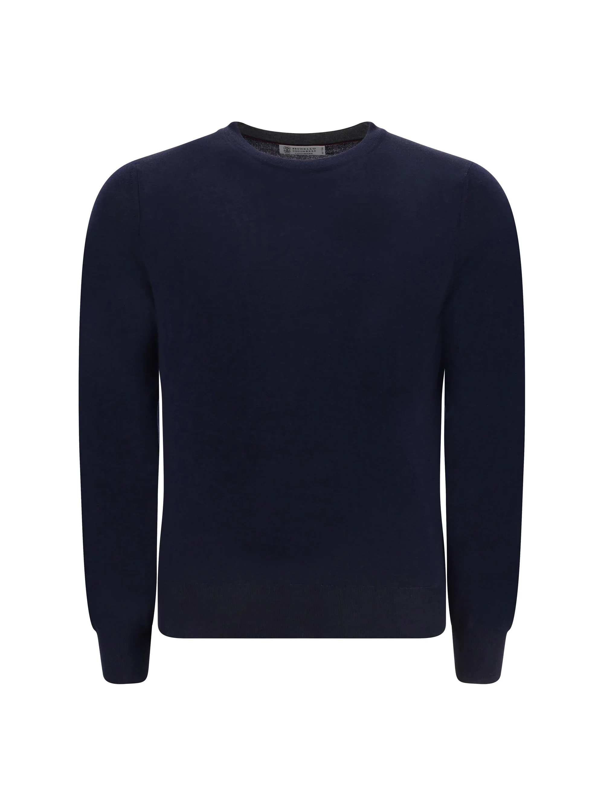 Brunello Cucinelli Virgin Wool Sweater — Navy - 1