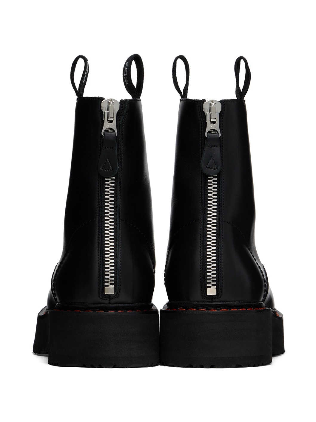 Black Single Stack Boots - 2