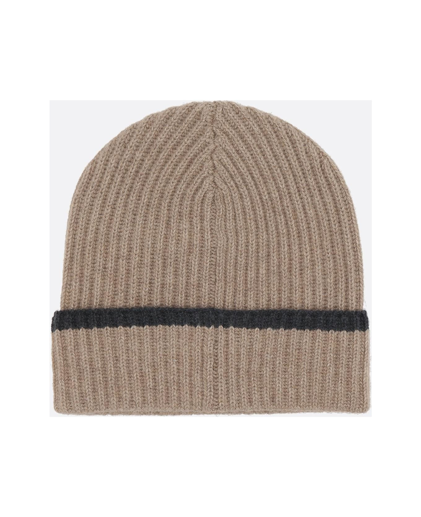Cashmere Beanie With Monile - 2