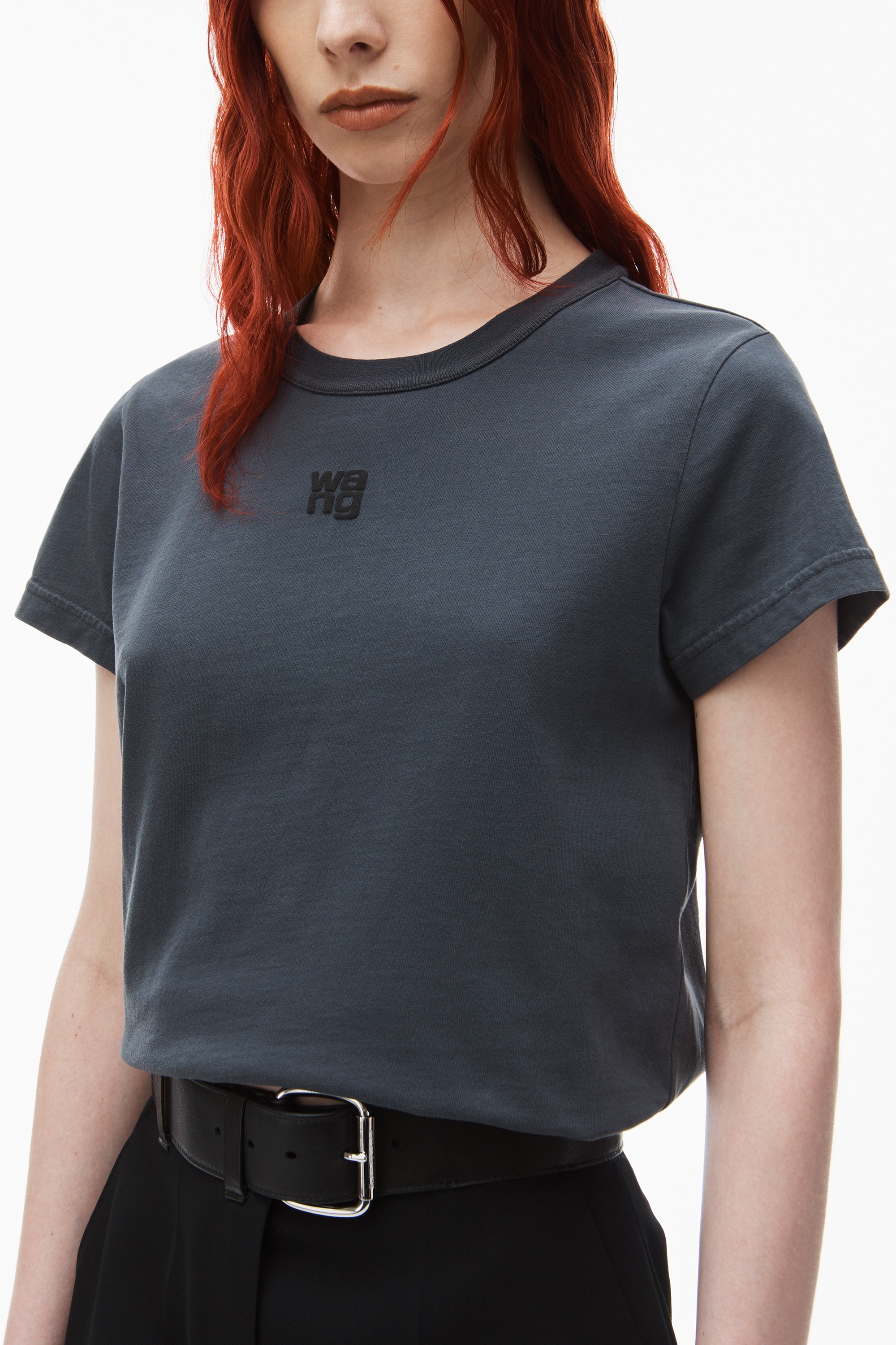 Puff logo shrunken tee in cotton jersey - 3