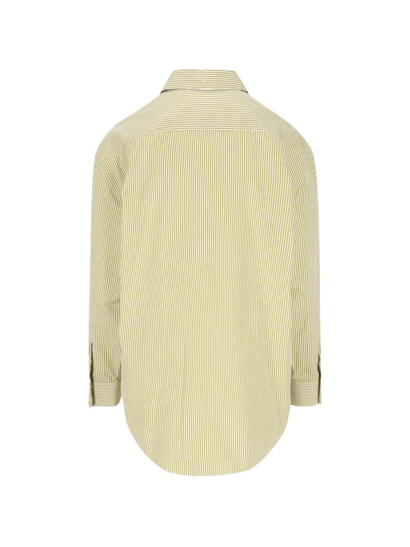 SAINT LAURENT striped button shirt outlook