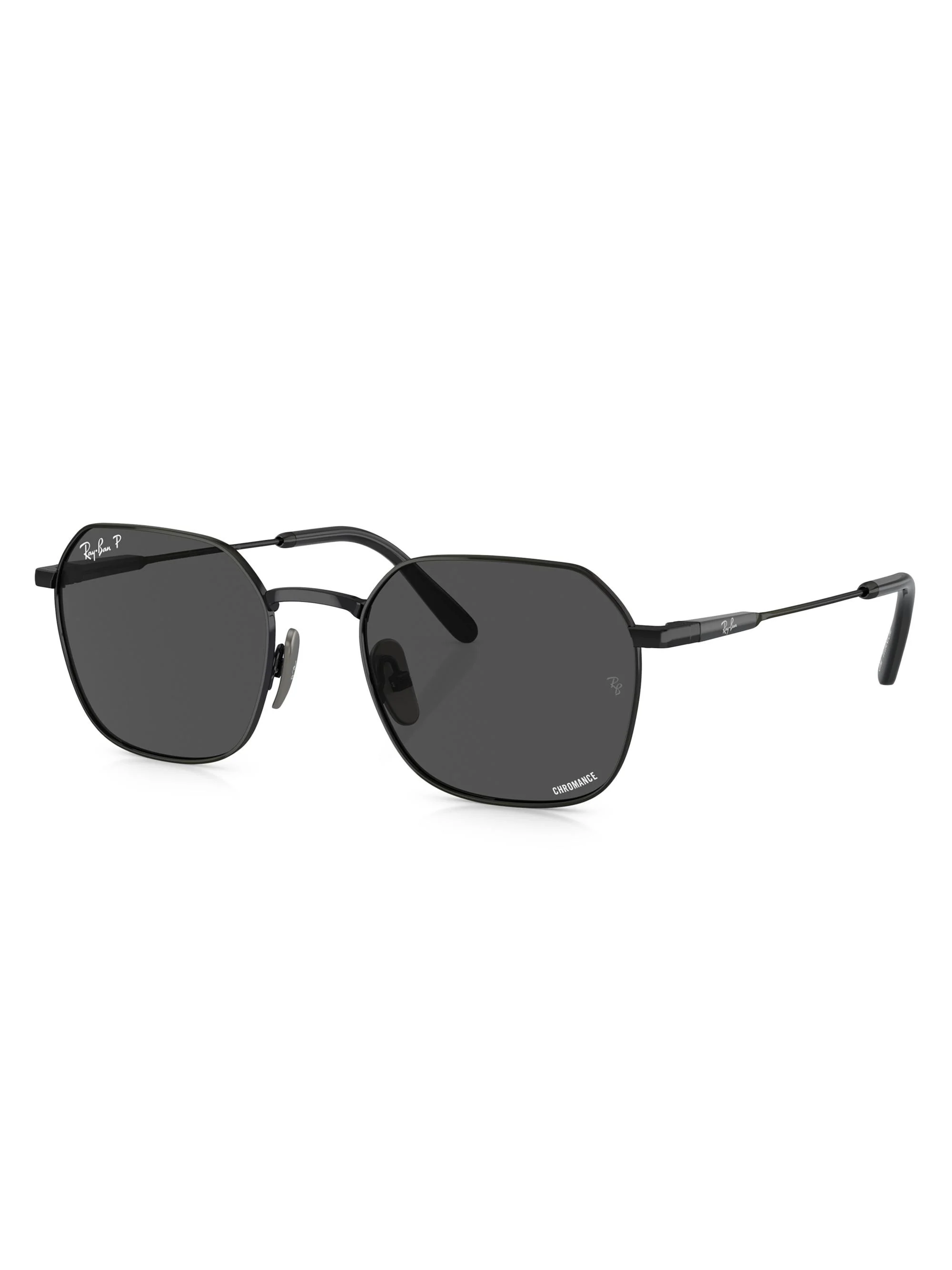 Women's RB8094 Jim 53MM Square Sunglasses - Black - 1