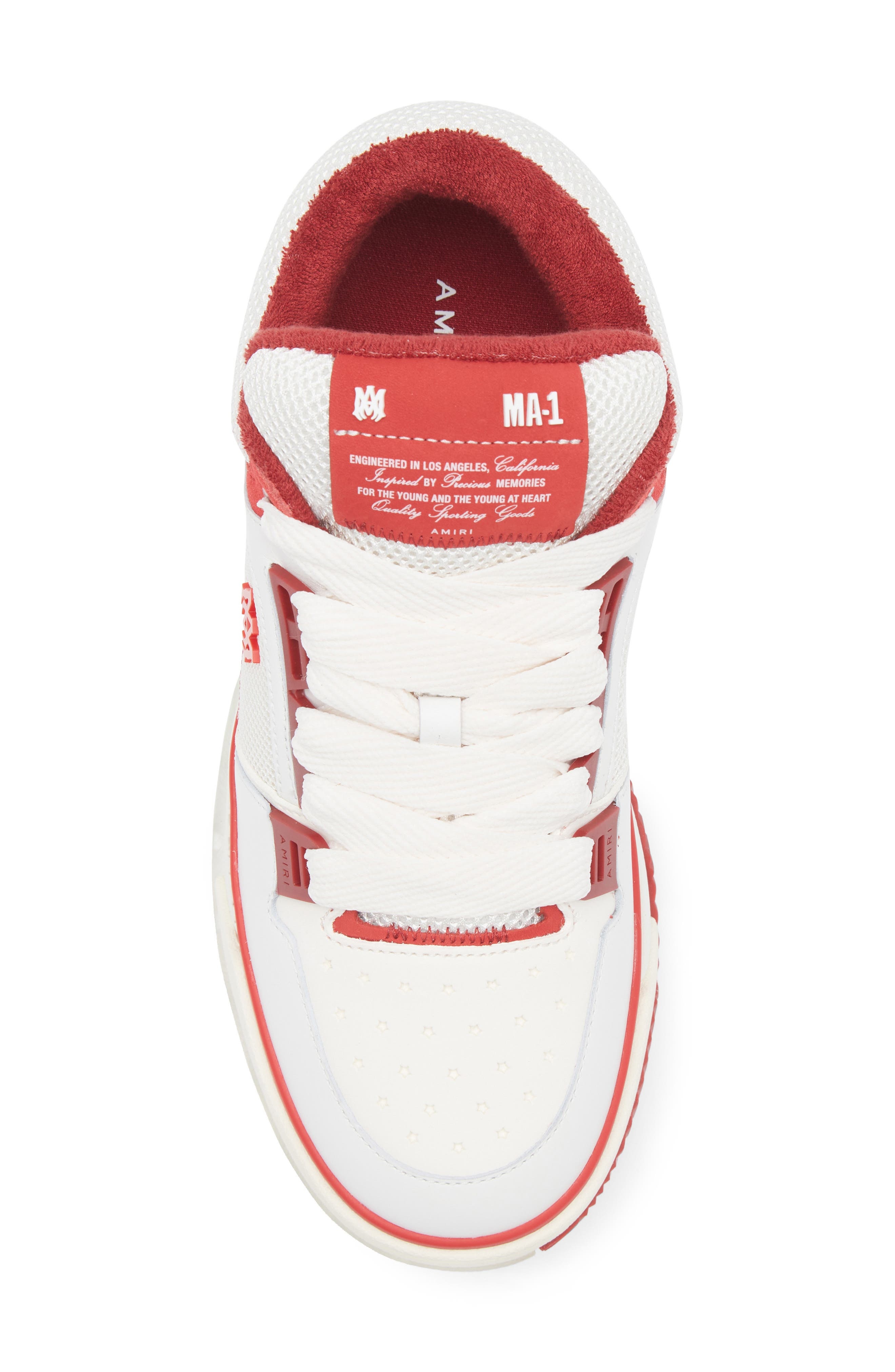 AMIRI MA-1 Platform Sneaker in Red White at Nordstrom - 5