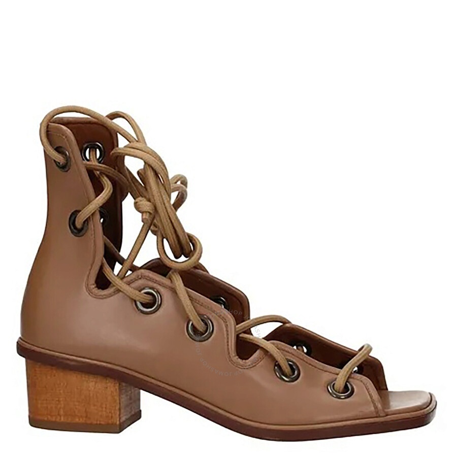 Stella Mccartney Ladies Soft Camel Strap Sandals - 1