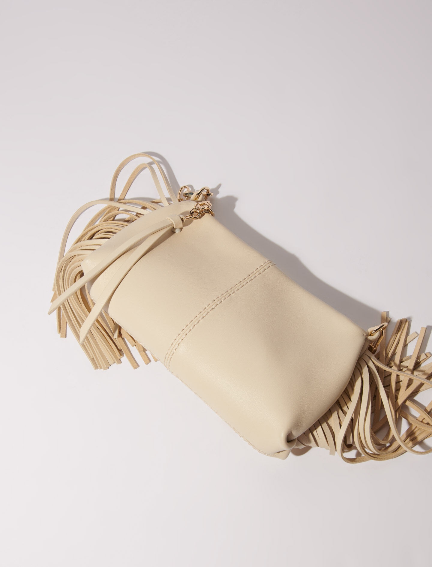 Miss M plain leather clutch bag - 5