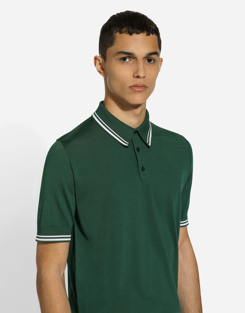 Silk polo-shirt 4
