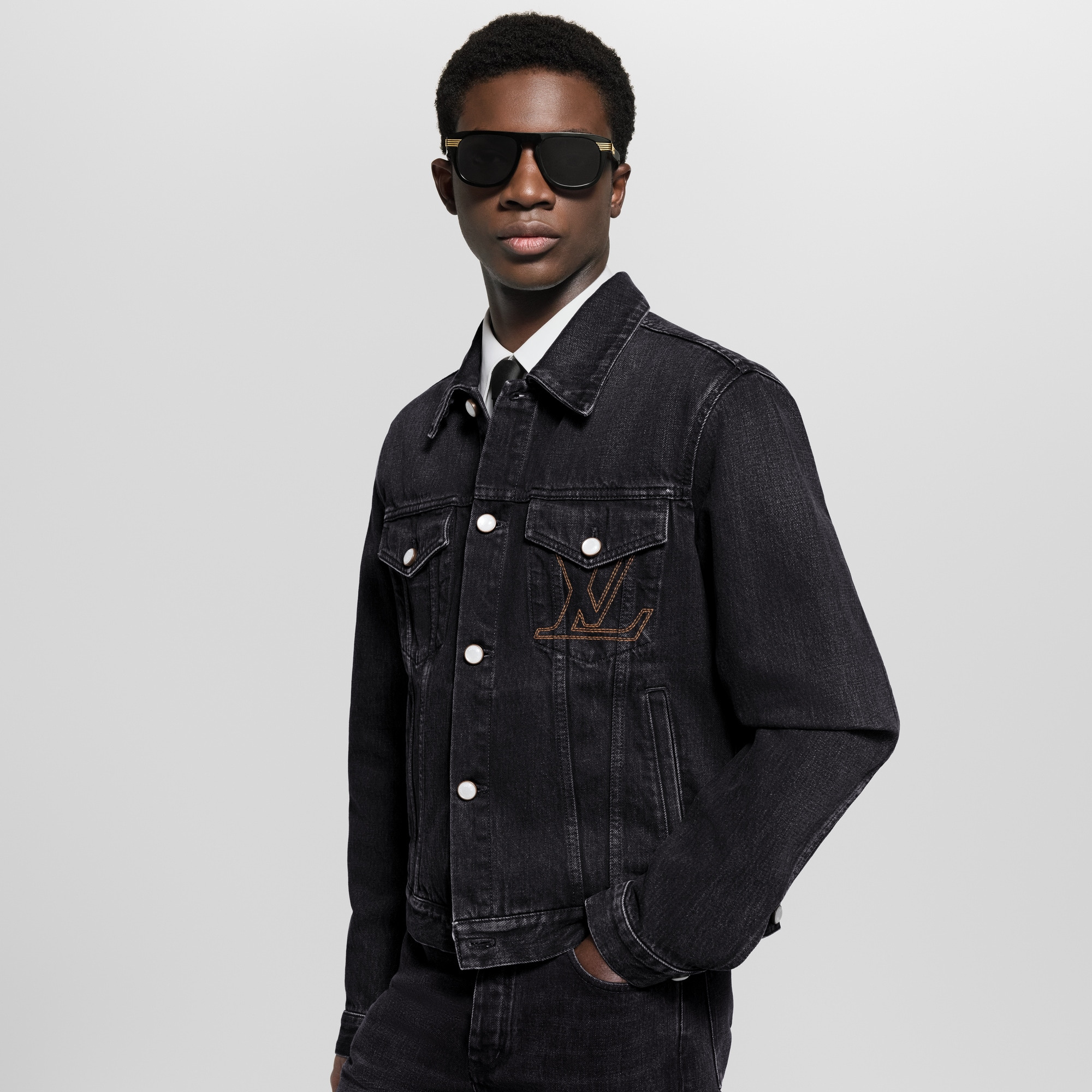 LV Denim Trucker Jacket - 2