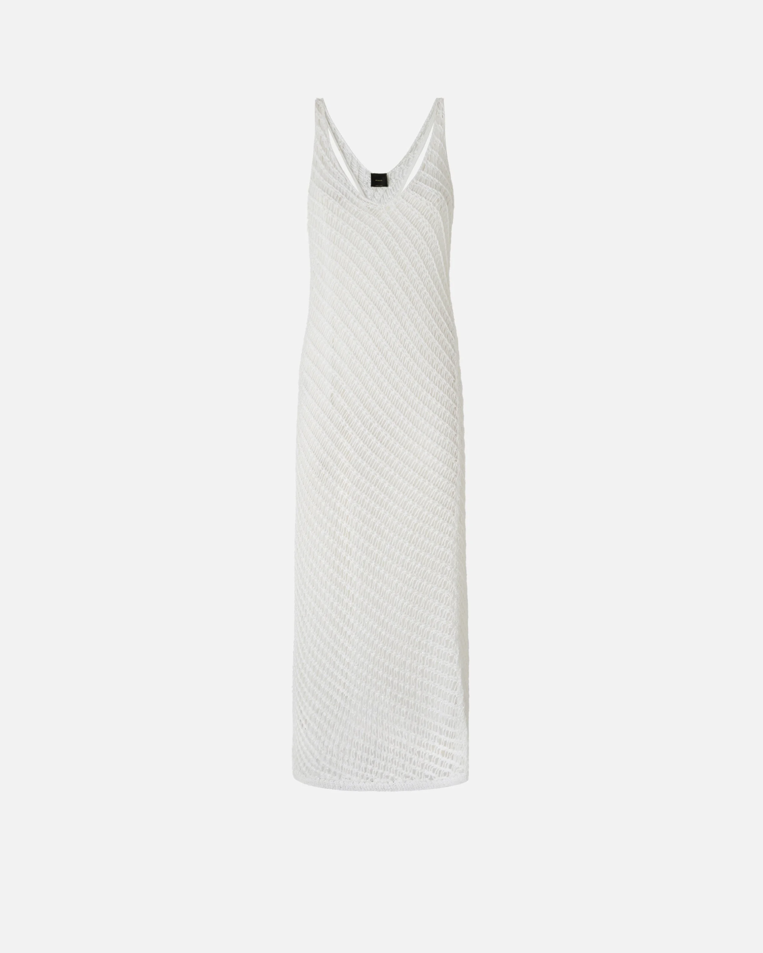 CROCHET-EFFECT MIDI DRESS WITH SEQUINS - 1