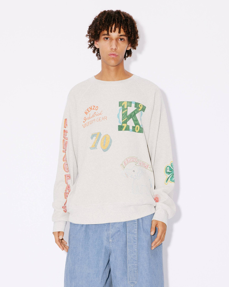 'KENZO Drawn Varsity' oversized sweatshirt 3