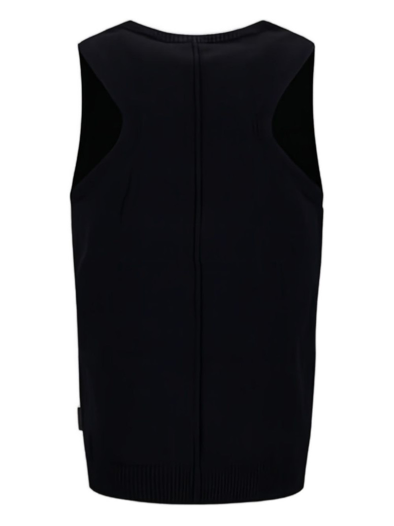 Herno round-neck sleeveless top outlook