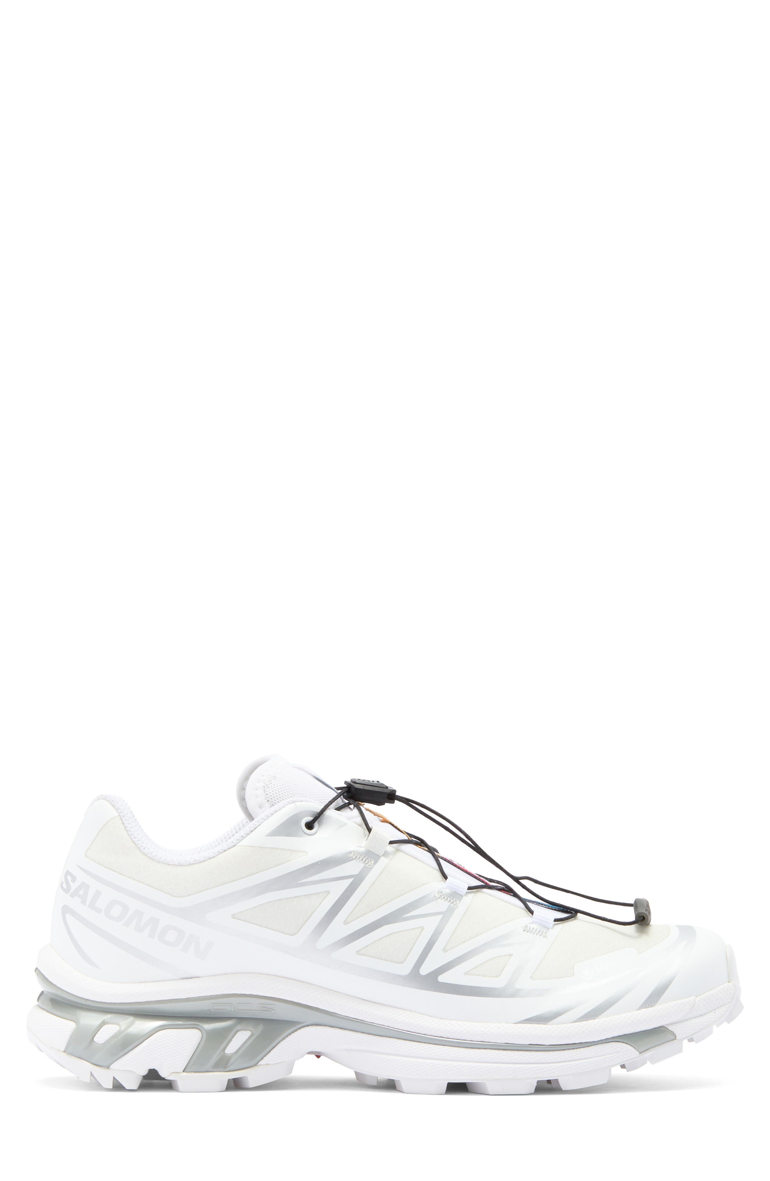 Salomon XT-6 Gore-Tex® Waterproof Sneaker in White/White/Silver at Nordstrom - 3